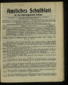Amtliches Schulblatt für den Regierungsbezirk Coblenz / 2. Jahrgang 1912 (unvollständig)