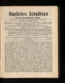 Amtliches Schulblatt für den Regierungsbezirk Coblenz / 3. Jahrgang 1913
