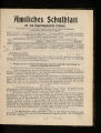 Amtliches Schulblatt für den Regierungsbezirk Coblenz / 4. Jahrgang 1914