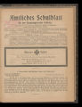 Amtliches Schulblatt für den Regierungsbezirk Coblenz / 9. Jahrgang 1919