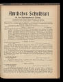 Amtliches Schulblatt für den Regierungsbezirk Coblenz / 10. Jahrgang 1920
