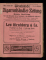 Westdeutsche Zigarrenhändler-Zeitung / 11. Jahrgang 1920