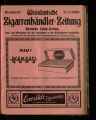 Westdeutsche Zigarrenhändler-Zeitung / 13. Jahrgang 1922