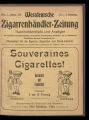 Westdeutsche Zigarrenhändler-Zeitung / 3. Jahrgang 1912