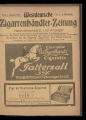 Westdeutsche Zigarrenhändler-Zeitung / 4. Jahrgang 1913