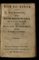 Reich der Todten / 22,1. Jahrgang 1807