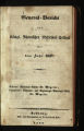 General-Bericht des Königlich-Rheinischen Medicinal-Collegii / 1837