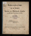 Jahres-Bericht über Lage und Wirksamkeit des Vereins der Düsseldorfer Künstler zu gegenseitiger...