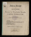 Jahres-Bericht über Lage und Wirksamkeit des Vereins der Düsseldorfer Künstler zu gegenseitiger...