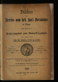 Blätter des Vereins vom heil. Karl Borromäus in Bonn / NF4.1896