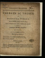 Themata ac theses ad exercitia publica / 1813/14