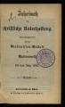 Jahrbuch für christliche Unterhaltung / 1892