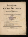 Verhandlungen des Kunstvereins für die Rheinlande und Westfalen / 13.1842