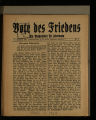 Bote des Friedens : ein Sonntagsblatt für jedermann / 28.1917 (unvollständig)