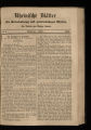 Rheinische Blätter für Unterhaltung und gemeinnütziges Wirken / 1860