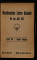 Westdeutscher Lehrerkalender für das Jahr 1913 / 9,1.1913