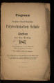 Programm der Königlichen Rheinisch-Westfälischen Polytechnischen Schule zu Aachen / 4.1873/74
