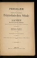 Programm der Königlichen Rheinisch-Westfälischen Polytechnischen Schule zu Aachen / 7.1876/77