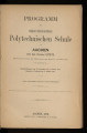 Programm der Königlichen Rheinisch-Westfälischen Polytechnischen Schule zu Aachen / 9.1878/79