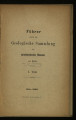 Führer durch die Geologische Sammlung des Naturhistorischen Museums in Köln / 1893,1