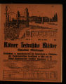 Kölner technische Blätter / 1915