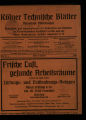 Kölner technische Blätter / 1921