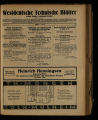 Westdeutsche technische Blätter / 1922