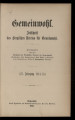 Das Gemeinwohl / 27.1914/15