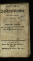 Trierischer Taschenkalender / 16. Jahrgang 1821