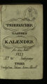 Trierischer Taschenkalender / 17. Jahrgang 1822