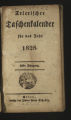 Trierischer Taschenkalender / 23. Jahrgang 1828