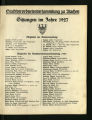 Stadtverordnetenversammlung zu Aachen / 1927