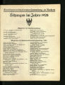 Stadtverordnetenversammlung zu Aachen / 1928