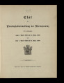 Etat der Provinzialverwaltung der Rheinprovinz / 1897/98