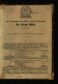 Bericht über die Verwaltung und den Stand der Gemeinde-Angelegenheiten der Stadt Köln / 1857