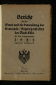 Bericht über den Stand und die Verwaltung der Gemeinde-Angelegenheiten der Stadt Cöln / 1921