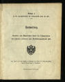 Nachweisung der Beamten und Angestellten / 1911