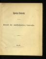 Special-Bericht über den Betrieb der stadtkölnischen Gaswerke / 1884