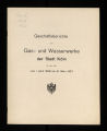 Geschäftsberichte der Gas- und Wasserwerke der Stadt Köln / 1926