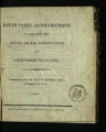 Recueil des actes de la Préfecture du Département de la Roer / 1803/13 REG