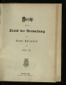 Bericht über den Stand der Verwaltung der Stadt Ehrenfeld / 1883/84