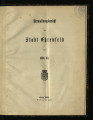Verwaltungsbericht der Stadt Ehrenfeld / 1886/87