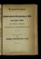 Verhandlungen der Stadtverordneten-Versammlung zu Köln / 1866