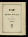 Bericht über den Stand der Verwaltung der Stadt Kalk / 1885/86