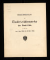 Geschäftsbericht der Elektrizitätswerke der Stadt Köln / 1924