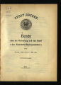 Bericht über die Verwaltung und den Stand der Gemeinde-Angelegenheiten / 1902/03