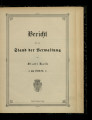 Bericht über den Stand der Verwaltung der Stadt Kalk / 1886/87