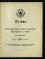 Bericht über die Verwaltung und den Stand der Gemeinde-Angelegenheiten in Aachen / 1913