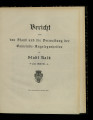 Bericht über den Stand und die Verwaltung der Gemeinde-Angelegenheiten der Stadt Kalk / 1889/90