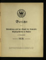 Bericht über die Verwaltung und den Stand der Gemeinde-Angelegenheiten in Aachen / 1920